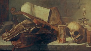 Rembrandt, Stilleben mit Büchern