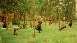 Max Liebermann (1847-1935), Spielende Kinder 