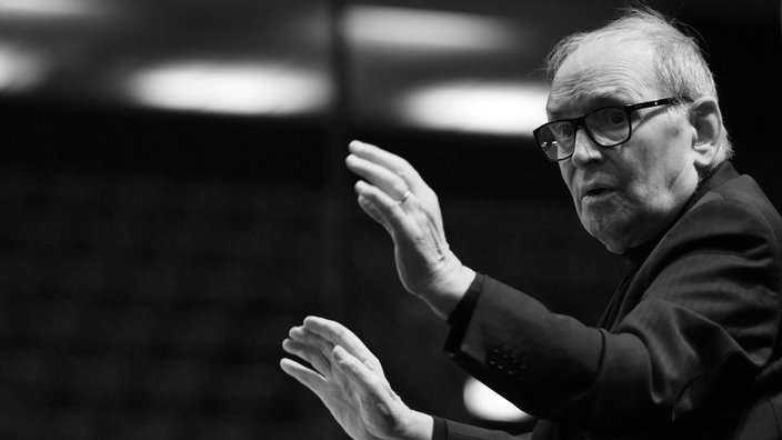 Der verstorbene italienische Komponist und Dirigent Ennio Morricone.