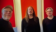 vlnr Hellmut Hattler, Florian Zwißler, Redakteur