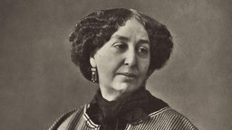 Porträt der Schriftstellerin George Sand (1804 - 1876)