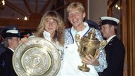 Steffi Graf und Boris Becker 1989
