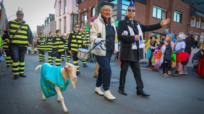 Der Umzug am Ziegenbocksmontag in Münster-Wolbeck