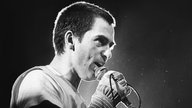 Peter Gabriel 1978 bei seinem ersten Solo-Konzert in Berlin