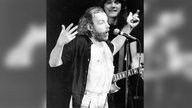 Joe Cocker während eines Auftritts in Frankfurt (1982)