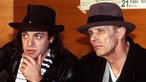 Sänger Udo Lindenberg und Künstler Joseph Beuys 1983