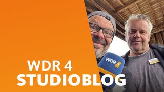 WDR 4-Reporter Peter Schultz und Olaf Hillebrenner (Gradierer)