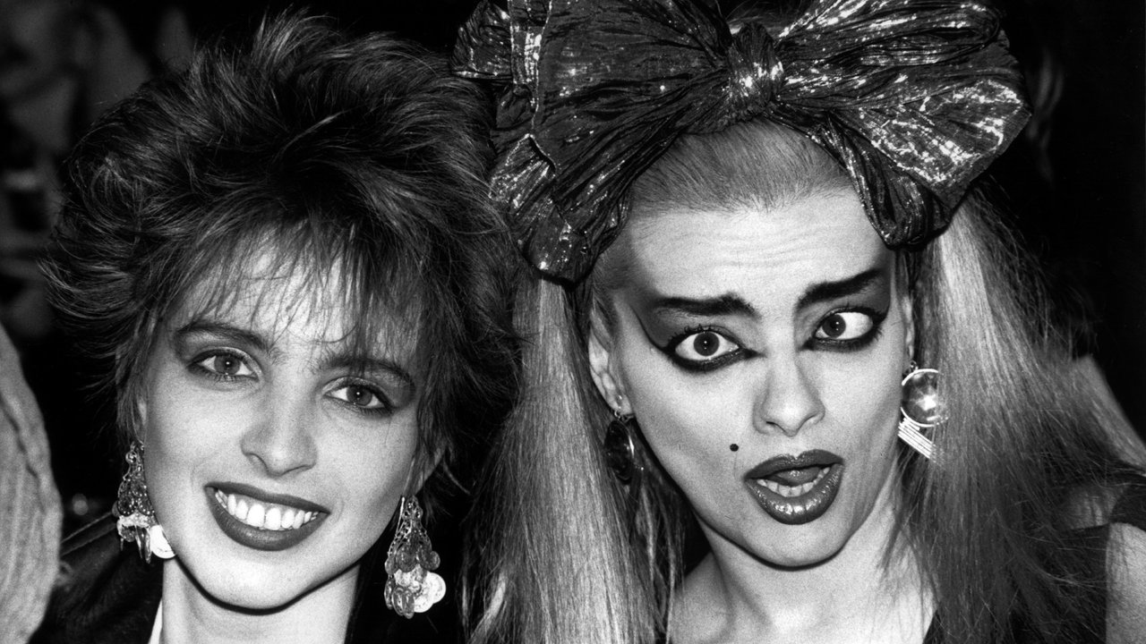 Nina Hagen mit Nena bei den Ersten "World Music Video Awards" in München (1987)