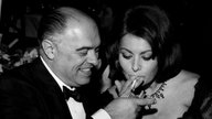 Sophia Loren mit Carlo Ponti. 