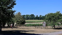 Ausblick auf die Naturlandschaft im Naturpark und Freizeitanlage Oermter Berg