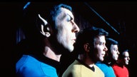 William Shatner, Kelley DeForest, Leonard Nimoy und James Doohan