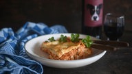 Linsen-Lasagne mit Pak Choi