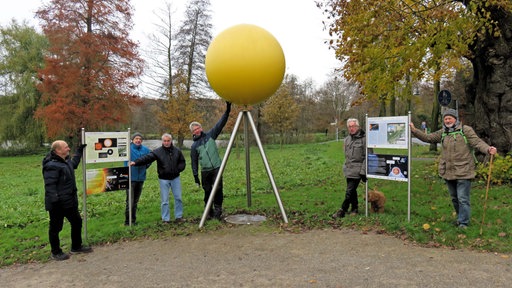 Zu Fuß durch das Sonnensystem - Wandern auf dem Planetenweg Borken