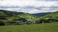 Blick auf das Dorf Girkhausen