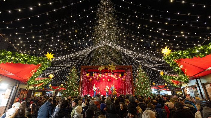 Koncert na božićnom sajmu u Düsseldorfu