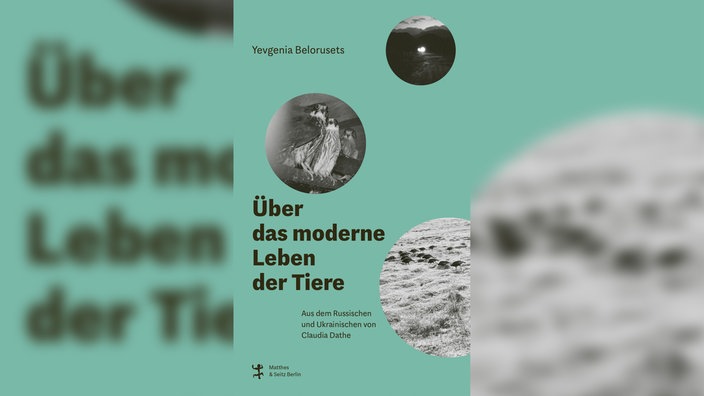 Buchcover: "Über das moderne Leben der Tiere" von Yevgenia Belorusets