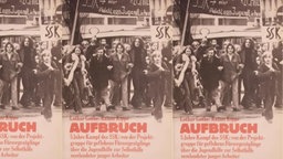 Collage aus dem aneinandergereihten Covers der Publikation  "aufbruch" von Lothar Gothe und Rainer Kippe zur Arbeit des SSK, erschienen 1970 bei Kiepenheuer&Witsch