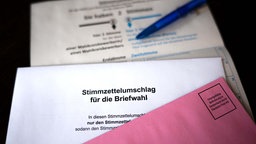 Wahlunterlagen für die Briefwahl