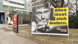 Wahlplakat zur Bundestagswahl mit Motiv FDP Christian Lindner "Alles lässt sich ändern."