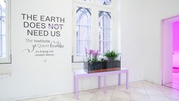 THE EARTH DOES NOT NEED US. The Institute of Queer Ecology im Dialog mit Joseph Beuys. Ausstellungsansicht