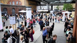 Besucher der re:publica, Berlin, 27.05.2024.