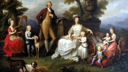 "Ferdinand I. Anton mit seiner Familie", Gemälde von Angelika Kauffmann