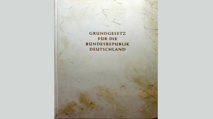 Faksimile des Original-Grundgesetzes von 1949