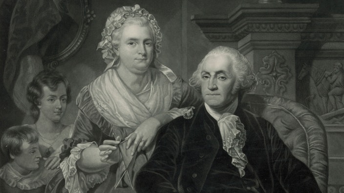 Martha und George Washington 