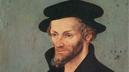 Portraitzeichung von Philipp Melanchthon.