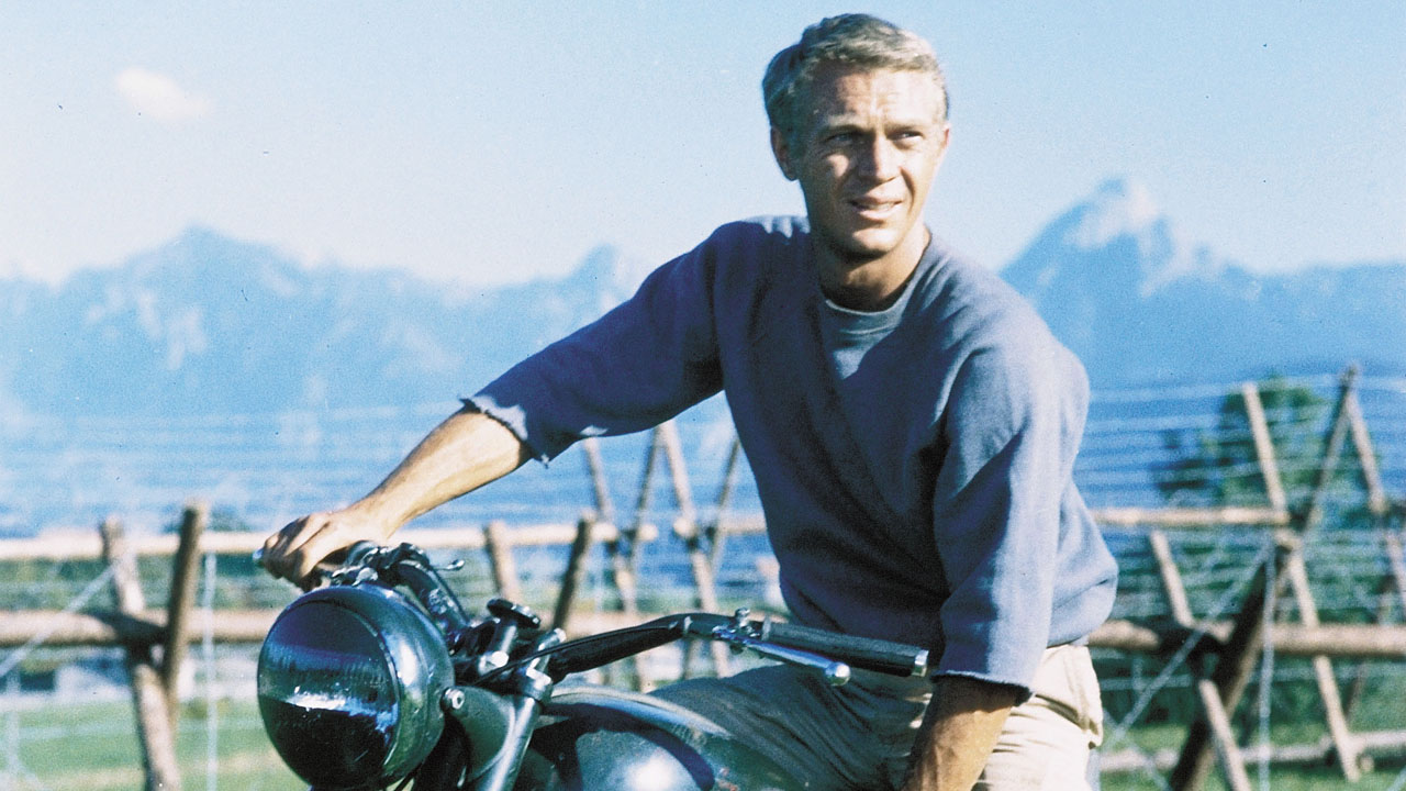 Steve McQueen in dem Film "Gesprengte Ketten" 