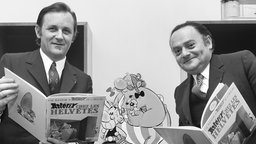 Rene Goscinny (rechts) und Albert Uderzo