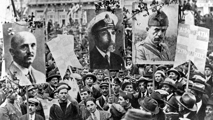 Demonstration in Athen 1924