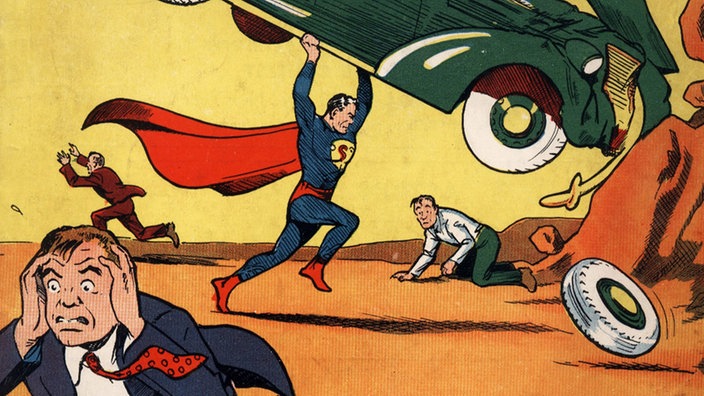 Cover des ersten Superman-Comics aus dem Jahr 1938