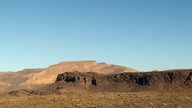 Wüstenlandschaft in der autonomen Region Westsahara, Marokko