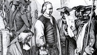 Johann Friedrich Struensee vor seiner Hinrichtung am 28. April 1772