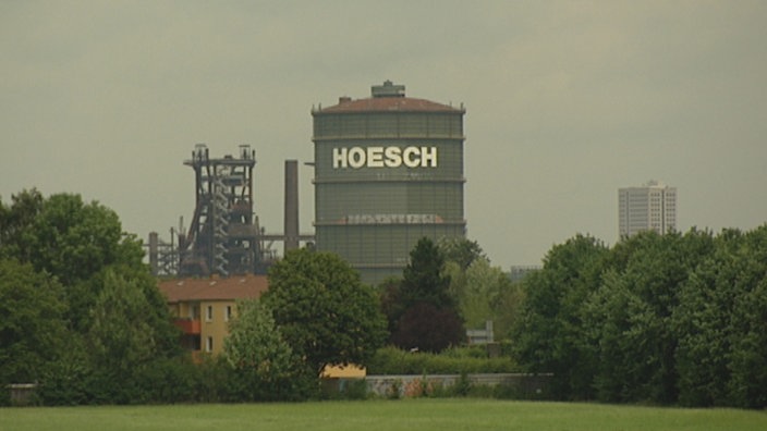 Panorama des Hoeschgeländes mit dem Hoeschturm