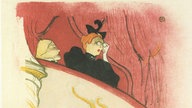 Henri de Toulouse-Lautrec: Die Loge im Mascaron Doré, 1894 (Detail)