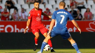 Spielszene aus der Niederrheinpokal zwischen Rot-Weiss Essen und der SpVgg Sterkrade 06/07