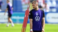 Waldemar Anton im Training bei der Nationalmannschaft 