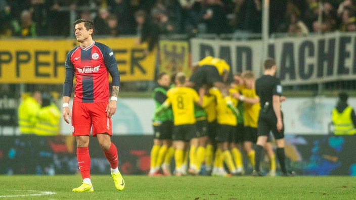 Alemannia Aachen gegen Hansa Rostock