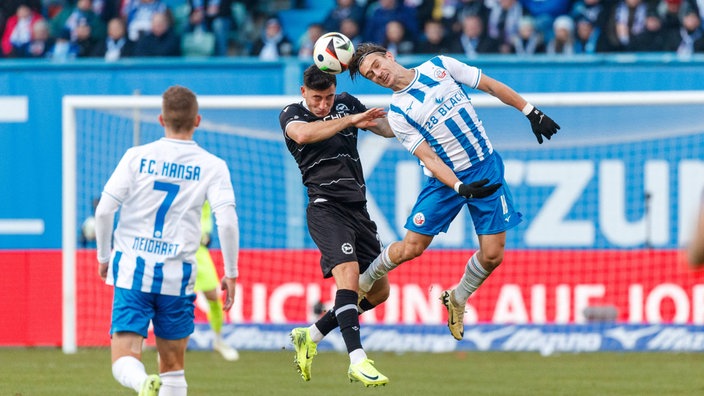 Hansa Rostock gegen Arminia Bielefeld