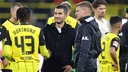 Jamie Gittens, Nuri Sahin und Lukasz Piszczek