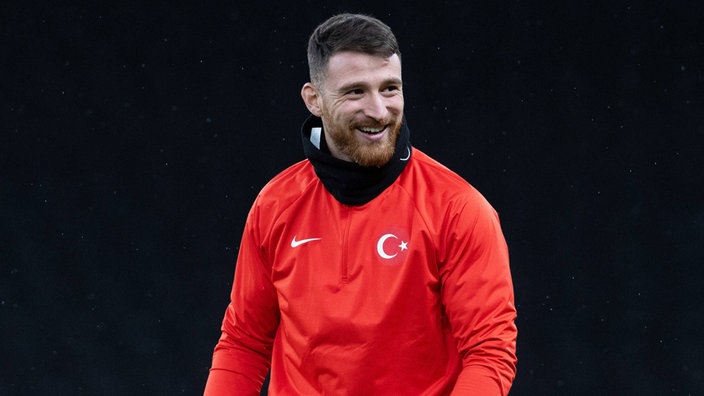 Salih Özcan beim Training der türkischen Nationalmannschaft (Archivbild).