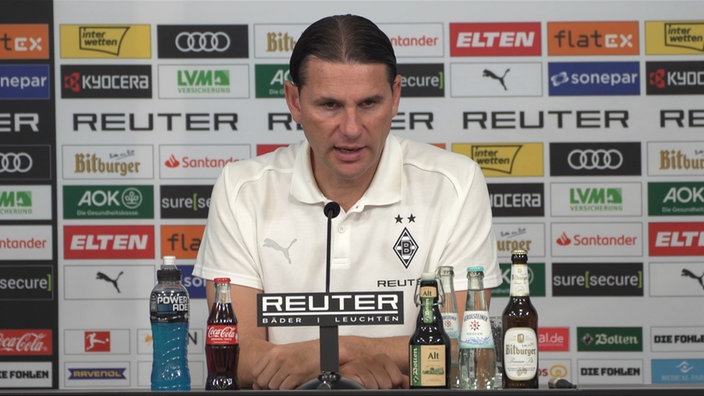 Gerardo Seoane auf der Pressekonferenz 