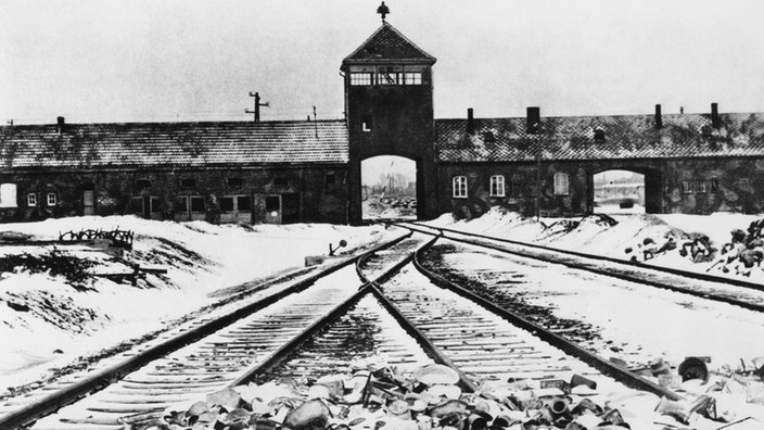 Tor des KZ Auschwitz-Birkenau