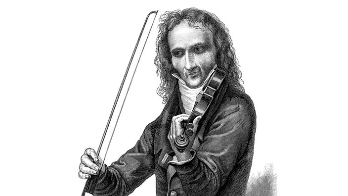 Portrait von Niccolo Paganini