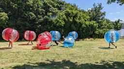 Bubble Ball Spendenaktion Sportjugend im KSB Warendorf