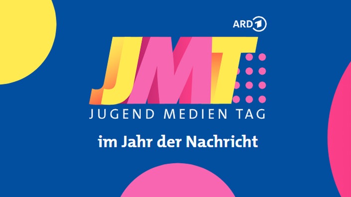 Eine Grafik mit der Aufschrift Jugend Medien Tag im Jahr der Nachricht