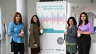 v.l. Shanli Anwar, Mina Khani, Yalda Zarbakhch, Marianna Deinyan