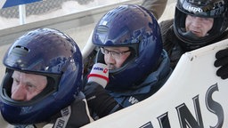 WDR-Reporter Arndt Brunnert bei der Bob-WM in Winterberg